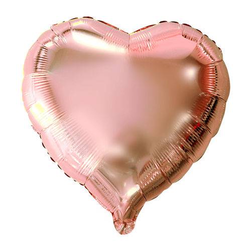 Assistência Técnica, SAC e Garantia do produto Balão Metalizado Coração Rosa Ouro 18" Mundo Bizarro 0489