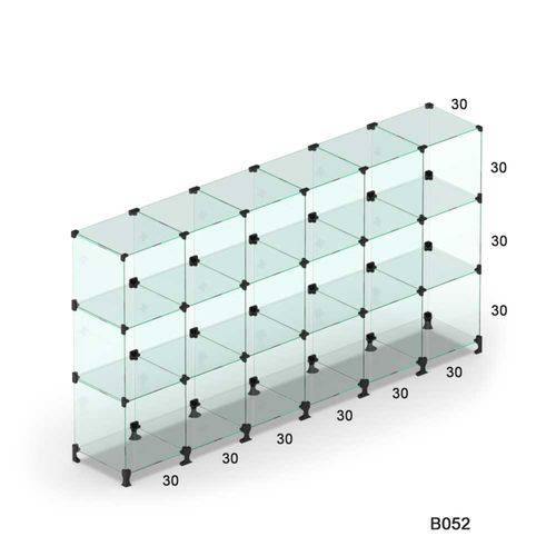 Assistência Técnica, SAC e Garantia do produto Balcão Vitrine de Vidro Modulado P/ Loja e Atendimento 1,8 MT X 1,0 MT X 30 CM