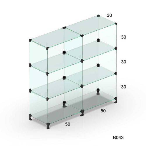 Assistência Técnica, SAC e Garantia do produto Balcão Vitrine de Vidro P/ Loja e Atendimento, ou P/ Expositor Produtos em Comercio - 1,00 X 1,00 X 0,30 Metros