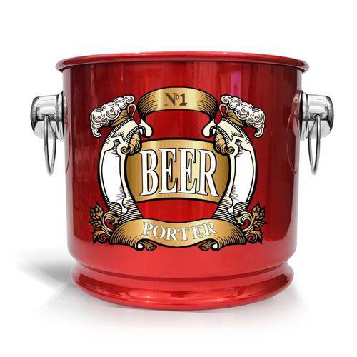 Assistência Técnica, SAC e Garantia do produto Balde de Gelo Alumínio Personalizado Beer Porter TD 125-38