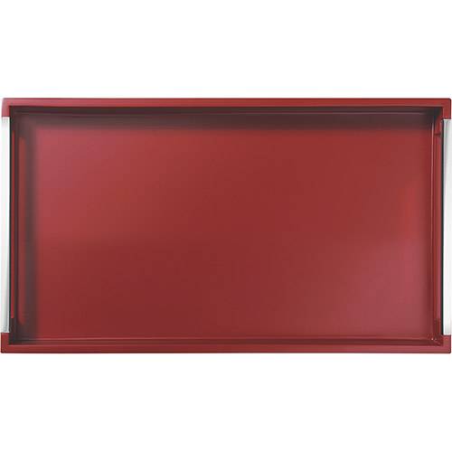 Assistência Técnica, SAC e Garantia do produto Bandeja Retangular Laqueada com Alças Tramontina Design Collection Vermelho 40x23cm