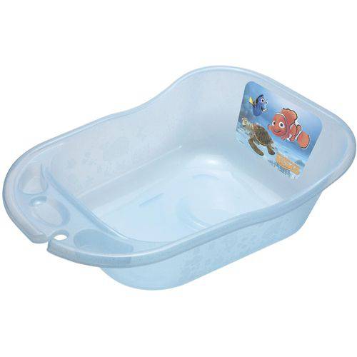 Assistência Técnica, SAC e Garantia do produto Banheira 34 L Transparente Azul Glitter Nemo Disney - Styll Baby