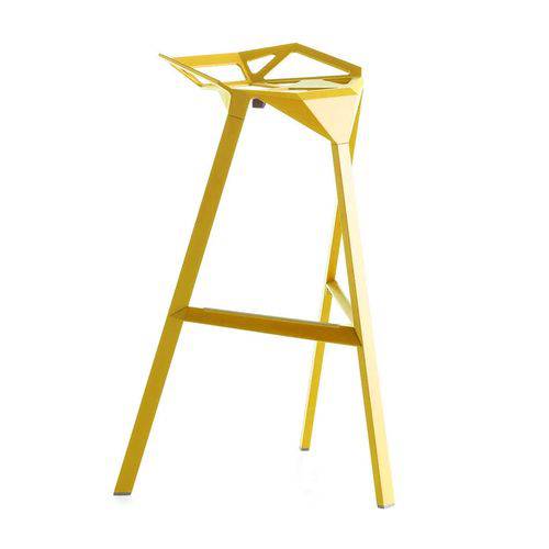 Assistência Técnica, SAC e Garantia do produto Banqueta Alta One - Penélope - Design - Metal - Amarelo