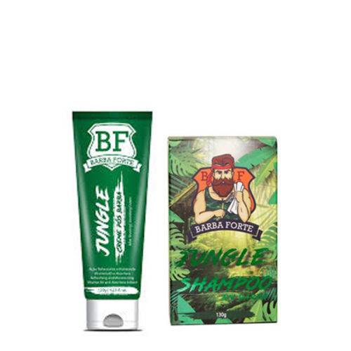 Assistência Técnica, SAC e Garantia do produto Barba Forte Shampoo em Barra Jungle 130g + Creme Pós Barba 120g