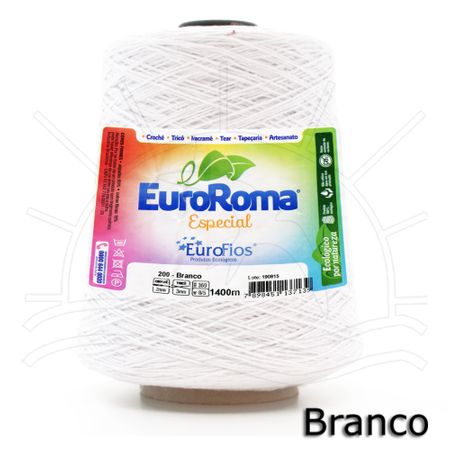 Assistência Técnica, SAC e Garantia do produto Barbante EuroRoma Especial Branco 8/5 500g