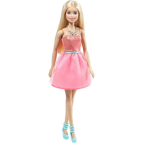 Assistência Técnica, SAC e Garantia do produto Barbie Básica Glitz Vestido Rosa - Mattel