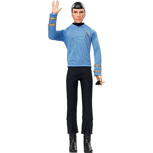 Assistência Técnica, SAC e Garantia do produto Barbie Colecionável - Star Trek 50 Anos Mr. Spock - Mattel