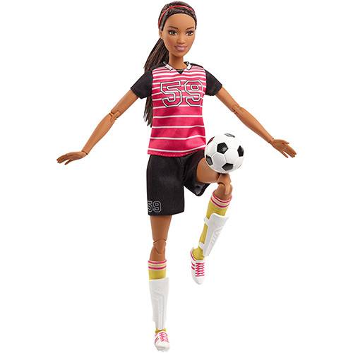 Assistência Técnica, SAC e Garantia do produto Barbie Esportistas Jogadora de Futebol Amiga - Mattel