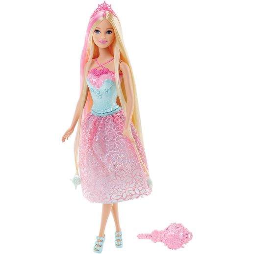 Assistência Técnica, SAC e Garantia do produto Barbie Fantasia Princesa Saia Rosa e Azul - Mattel