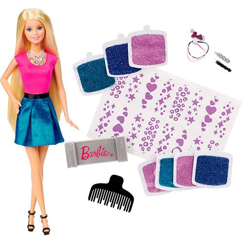 Assistência Técnica, SAC e Garantia do produto Barbie Glitter no Cabelo - Mattel