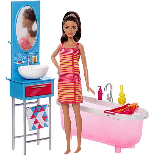 Assistência Técnica, SAC e Garantia do produto Barbie Móvel com Boneca Bathroom - Mattel