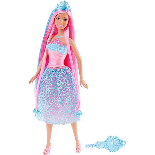 Assistência Técnica, SAC e Garantia do produto Barbie Princesa Cabelos Longos Azul - Mattel