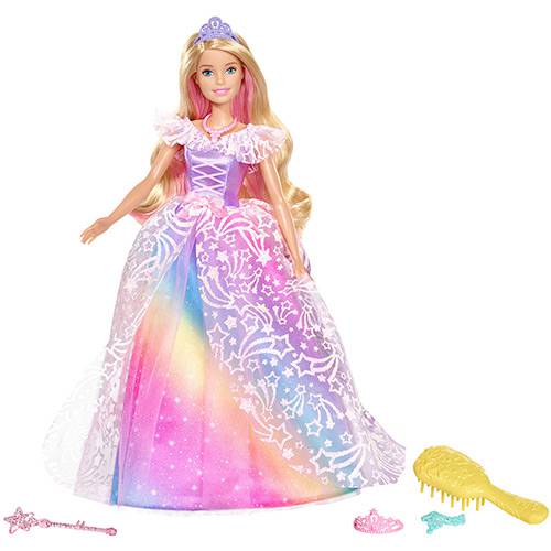 Assistência Técnica, SAC e Garantia do produto Barbie Princesa Vestido Brilhante Gfr45 - Mattel