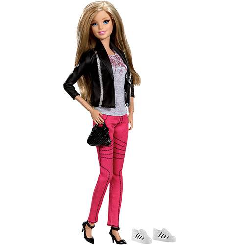 Assistência Técnica, SAC e Garantia do produto Barbie Style Luxo Calça Rosa e Jaqueta Preta - Mattel