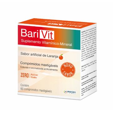 Assistência Técnica, SAC e Garantia do produto Barivit Marjan Laranja 60 Comprimidos