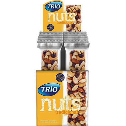 Assistência Técnica, SAC e Garantia do produto Barra de Cereal Nuts Tradicional 12 Unidades - Trio