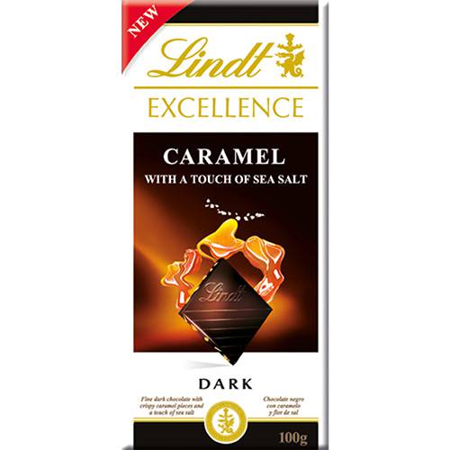 Assistência Técnica, SAC e Garantia do produto Barra de Chocolate Suíço Excellence Caramelo & Sea Salt Dark Lindt 100g