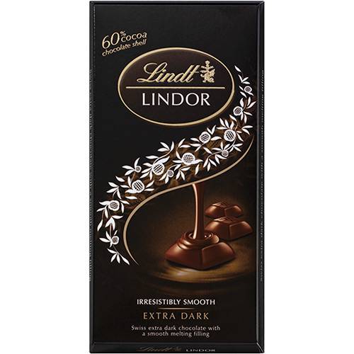 Assistência Técnica, SAC e Garantia do produto Barra de Chocolate Suíço Lindor Dark 60% 100g