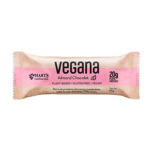 Assistência Técnica, SAC e Garantia do produto Barra de Proteína Vegana Almond Chocolat 65g - Hart's Natural
