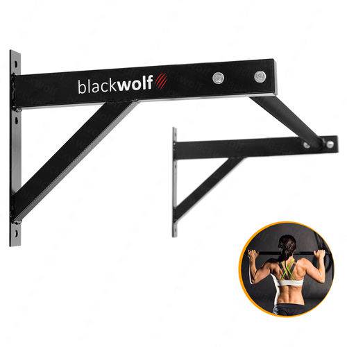 Assistência Técnica, SAC e Garantia do produto Barra Fixa de Parede Blackwolf Original Crossfit Calistenia Musculação Pull Up