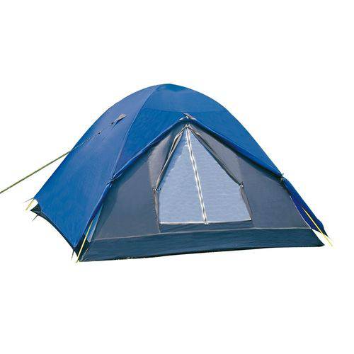 Assistência Técnica, SAC e Garantia do produto Barraca Iglu Camping Praia Ntk Fox 3/4 Pessoas Sobreteto Completo Impermeável Nautika Azul