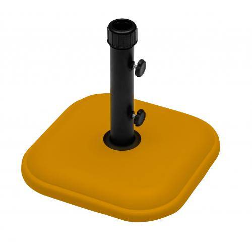 Assistência Técnica, SAC e Garantia do produto Base em Concreto Expandido 11kg Quadrado para Ombrelone - Amarelo - Belfix