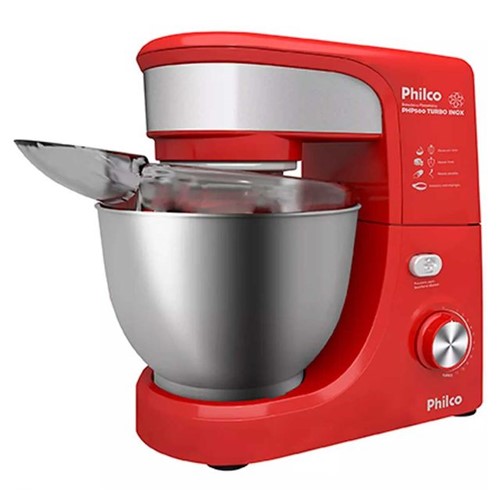 Assistência Técnica, SAC e Garantia do produto Batedeira Planetária Philco Turbo Inox PH500 Vermelha 220V