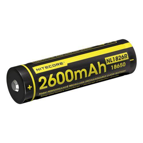 Assistência Técnica, SAC e Garantia do produto Bateria 18650 de Lítio Nitecore Nl1826r com Micro Usb Integrado