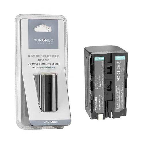 Assistência Técnica, SAC e Garantia do produto Bateria NP-F750 Yongnuo P/ LED e Filmadoras Sony 5200mAh