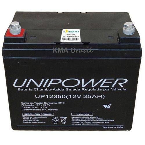 Assistência Técnica, SAC e Garantia do produto Bateria Selada AGM 12V 35Ah UNIPOWER UP12350 - Nobreak, Motor Pesca, Ultraleve