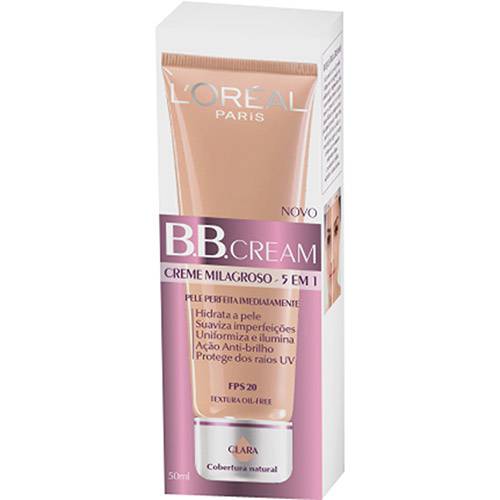 Assistência Técnica, SAC e Garantia do produto BB Cream L'Oréal Paris FPS20 Cor Clara
