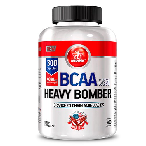 Assistência Técnica, SAC e Garantia do produto BCAA Heavy Bomber Midway com 300 Cápsulas