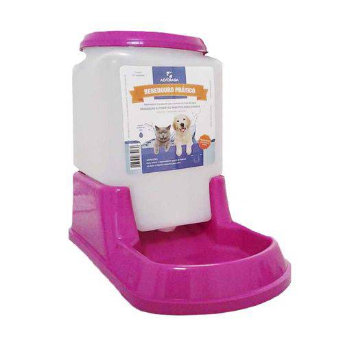 Assistência Técnica, SAC e Garantia do produto Bebedouro Automatico Rosa para Cães e Gatos 3L de Agua - Alvorada
