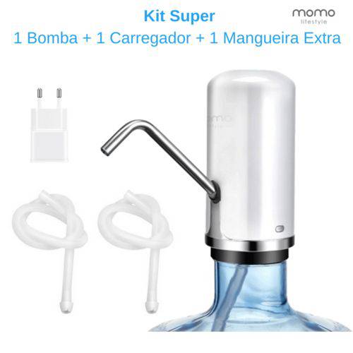 Assistência Técnica, SAC e Garantia do produto Bebedouro Bomba de Água para Galão Elétrica Bebedouro Momo Lifestyle Kit Super Branco