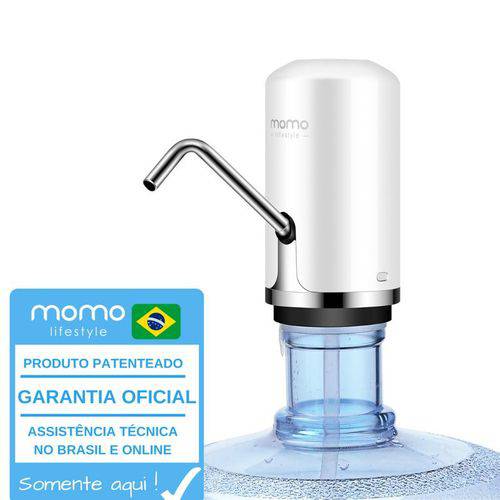 Assistência Técnica, SAC e Garantia do produto Bebedouro Bomba Elétrica para Galão de Água Momo Lifestyle 1.0 5 10 20 Litros Bebedouro Branco