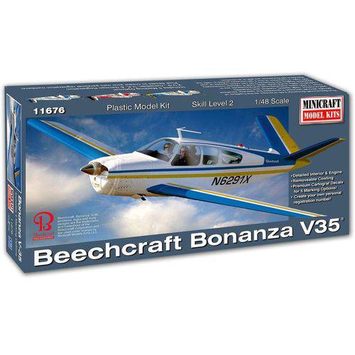 Assistência Técnica, SAC e Garantia do produto Beechcraft Bonanza V35 - 1/48 - Minicraft 11676