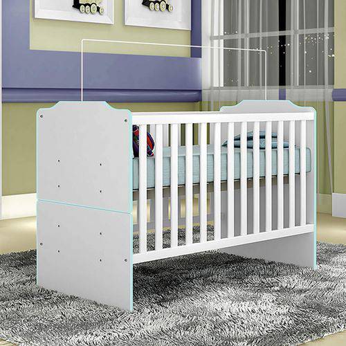 Assistência Técnica, SAC e Garantia do produto Berço Mini Cama com Suporte Mosquiteiro Titico Tigus Baby Branco/Azul