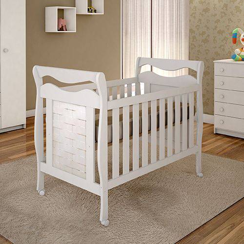 Assistência Técnica, SAC e Garantia do produto Berço Mini Cama Painel Treliça com Rodízios Tiago Tigus Baby Branco