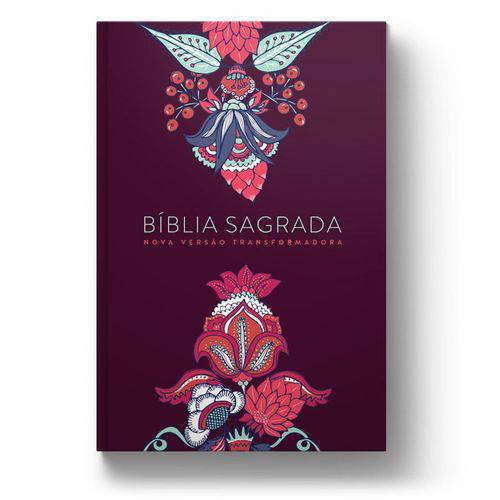 Assistência Técnica, SAC e Garantia do produto Bíblia Nvt - Letra Grande - -indian Flowers Vinho