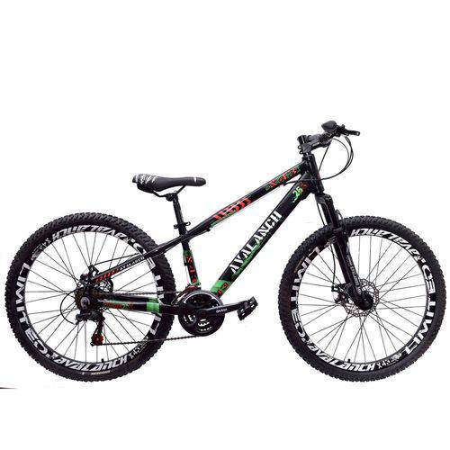 Assistência Técnica, SAC e Garantia do produto Bicicleta 26 Avalanch X-43 21 Marchas Preto/Verde/Vermelho