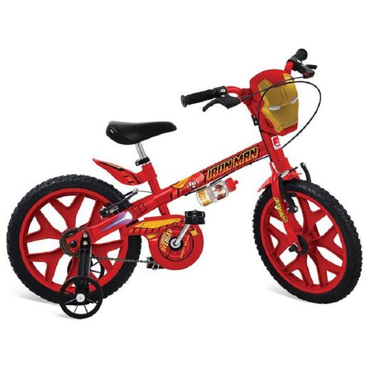 Assistência Técnica, SAC e Garantia do produto Bicicleta Aro 16 com Rodinhas Homem de Ferro Vingadores - Bandeirante