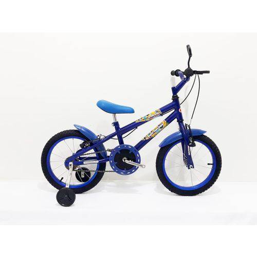 Assistência Técnica, SAC e Garantia do produto Bicicleta Aro 16 Infantil Masculina com Buzina com Retrovisor Cor Azul
