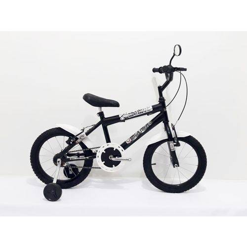 Assistência Técnica, SAC e Garantia do produto Bicicleta Aro 16 Infantil Masculina com Buzina com Retrovisor Cor Preta