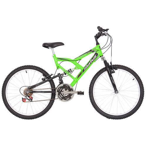 Assistência Técnica, SAC e Garantia do produto Bicicleta Aro 24" Dupla Susp. 18v Status