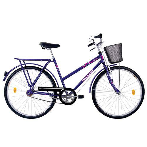 Assistência Técnica, SAC e Garantia do produto Bicicleta Aro 26 Houston Onix Fv com Cesta Freio Varão Violeta