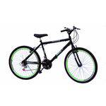 Assistência Técnica, SAC e Garantia do produto Bicicleta Aro 26 Masc 18m Preta com Aero Verde Neon