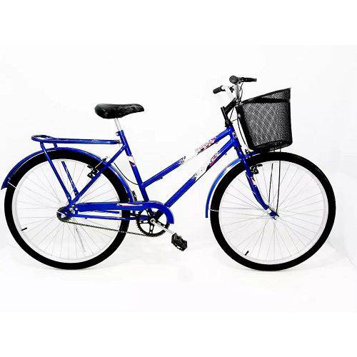 Assistência Técnica, SAC e Garantia do produto Bicicleta Aro 26 Modelo Paty C/ Cesta Cor Azul