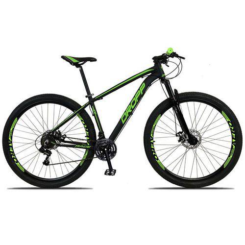 Assistência Técnica, SAC e Garantia do produto Bicicleta Aro 29 Câmbios Shimano 21v Preto Verde Dropp
