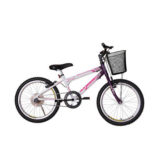 Assistência Técnica, SAC e Garantia do produto Bicicleta Athor Aro 20 Mtb S/m Charmy Feminino C/ Cestão - Violeta