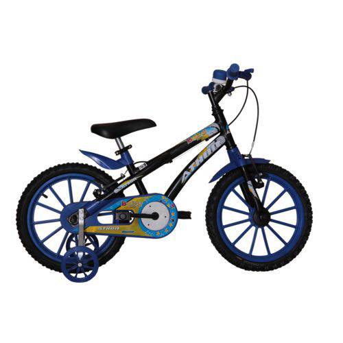 Assistência Técnica, SAC e Garantia do produto Bicicleta Athor Aro 16 Baby Lux Masculino Preta com Kit Azul